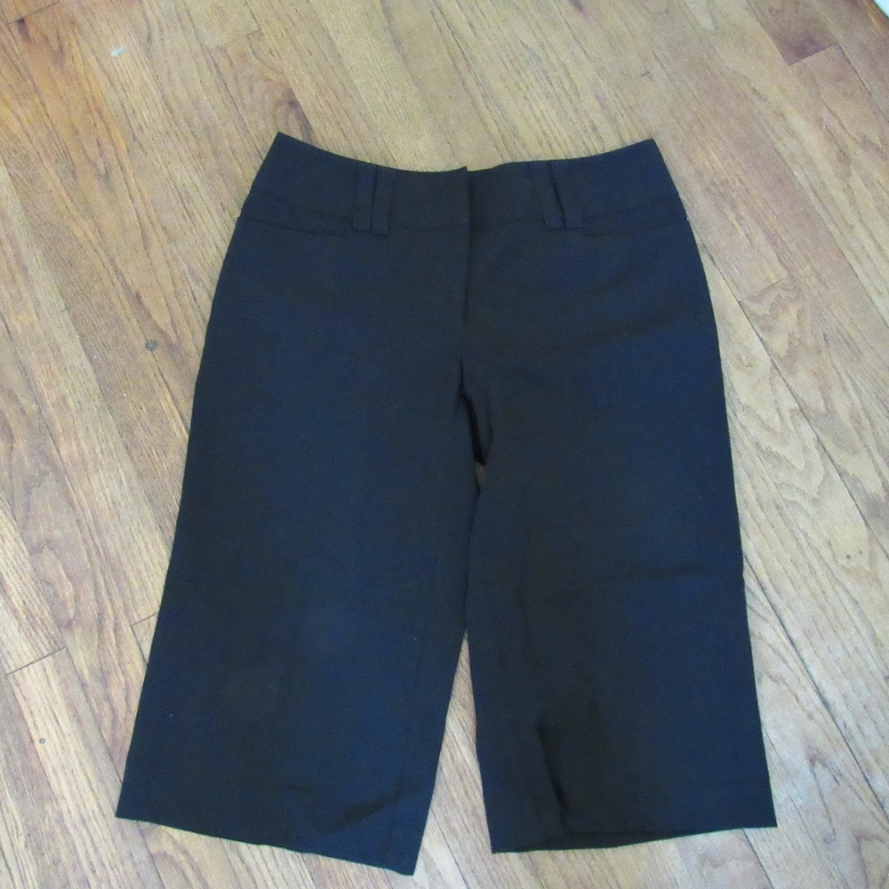 Apt. 9 "Ava" black dressy Bermuda shorts